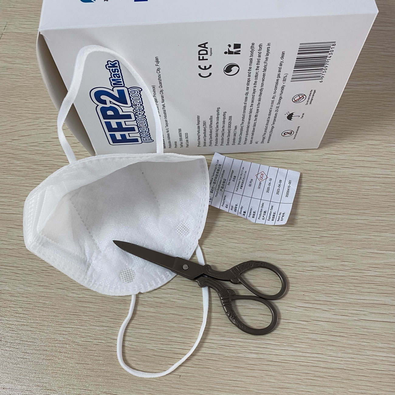 Ffp2 Mask Particulate Respirator 50pieces Box Model Z9501 (5) - www.newkick.org