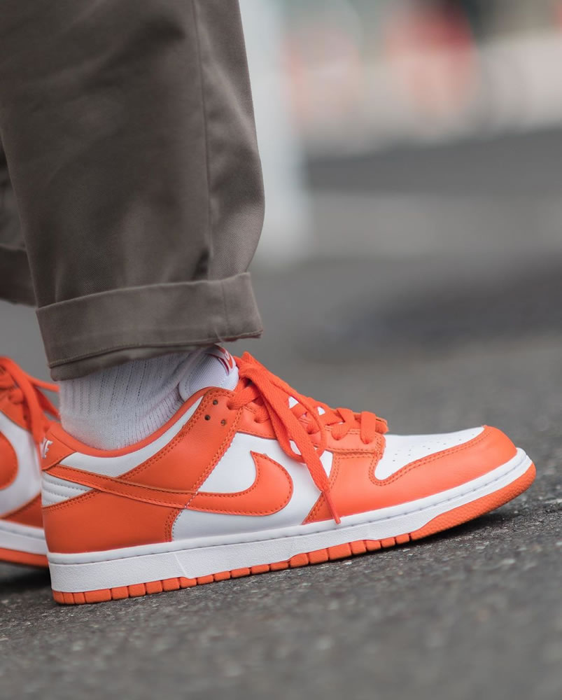 Nike Sb Dunk Low Sp Syracuse Orange Blaze Cu1726 101 On Feet (12) - www.newkick.org