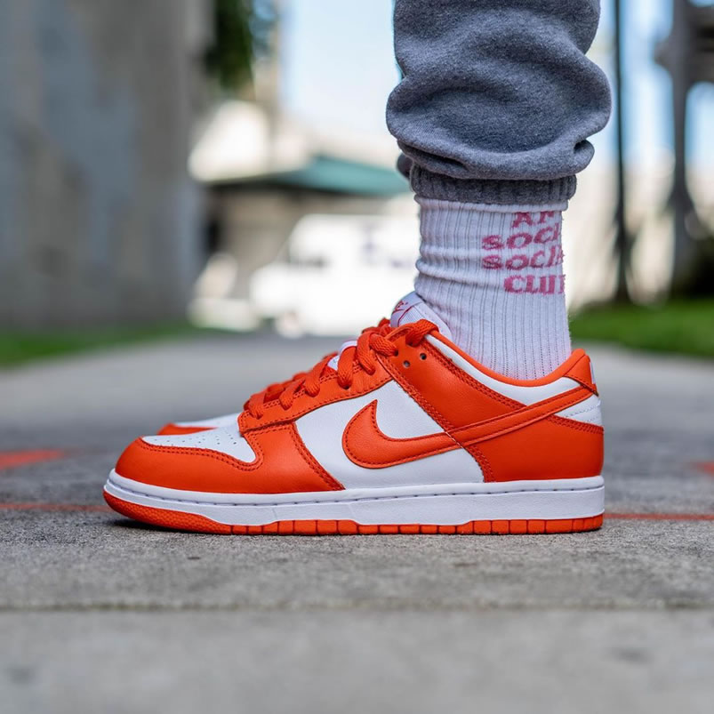 Nike Sb Dunk Low Sp Syracuse Orange Blaze Cu1726 101 On Feet (4) - www.newkick.org