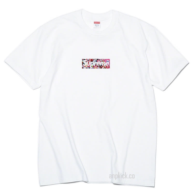 Supreme Covid 19 Relief Box Logo Tee T Shirt Takashi Murakami Kaikai Kiki Flower Skulls (1) - www.newkick.org