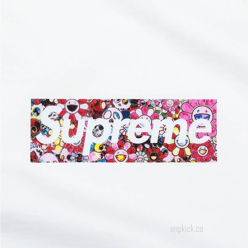 Supreme Covid 19 Relief Box Logo Tee T Shirt Takashi Murakami Kaikai Kiki Flower Skulls (3) - www.newkick.org