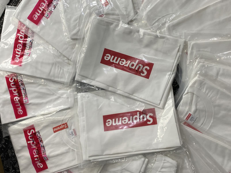 Supreme Covid 19 Relief Box Logo Tee T Shirt Takashi Murakami Kaikai Kiki Flower Skulls (6) - www.newkick.org