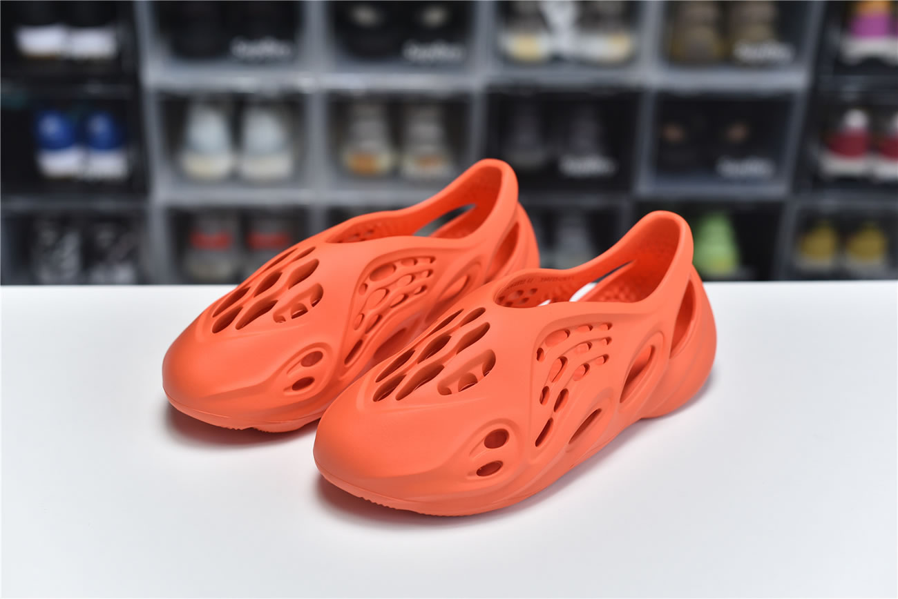 Adidas Yeezy Crocs Clog Foam Runner Colors Orange Red (1) - www.newkick.org