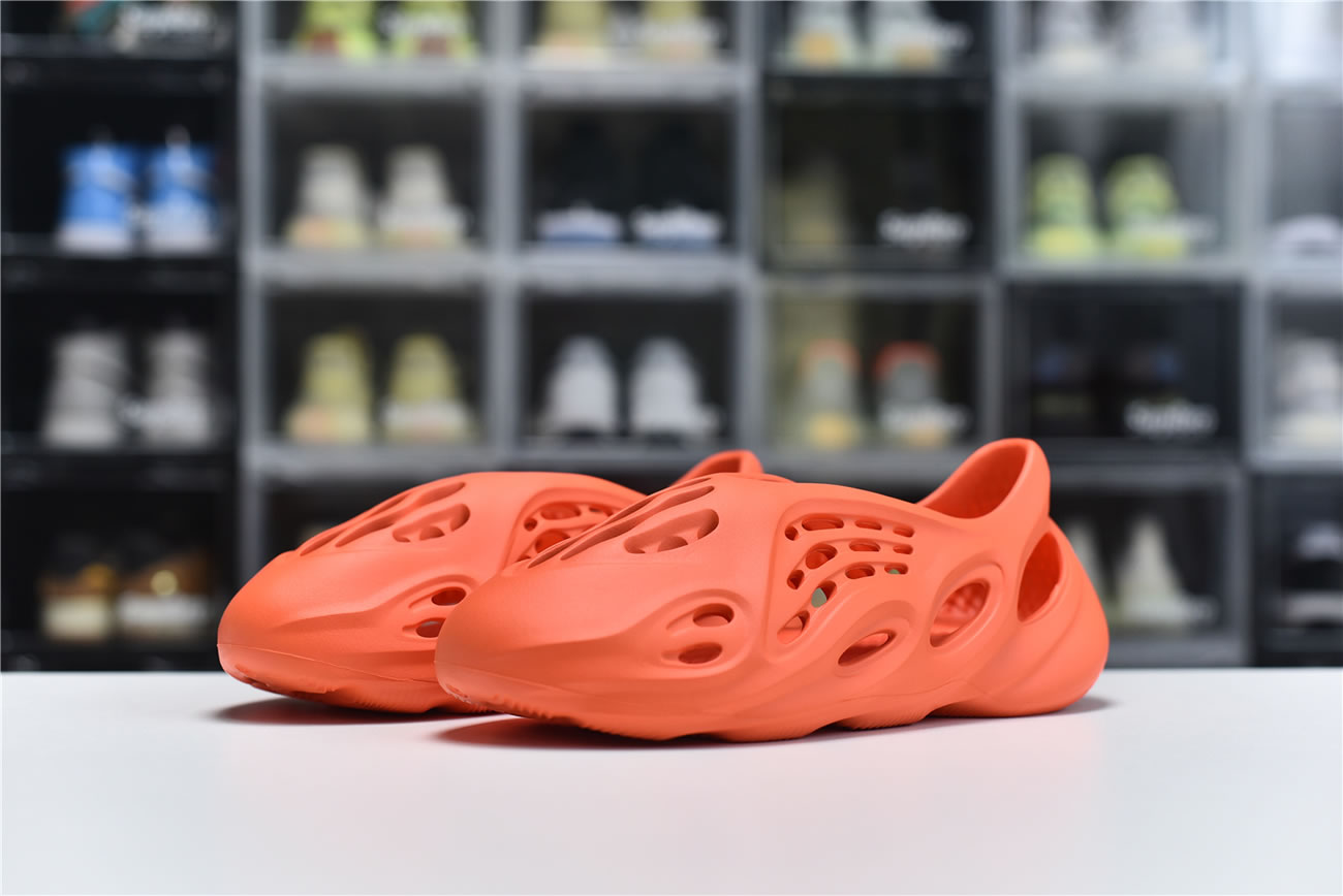 Adidas Yeezy Crocs Clog Foam Runner Colors Orange Red (3) - www.newkick.org