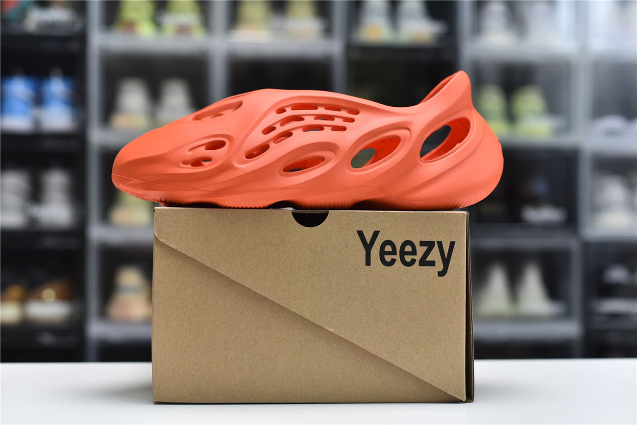 Adidas Yeezy Crocs Clog Foam Runner Colors Orange Red (7) - www.newkick.org