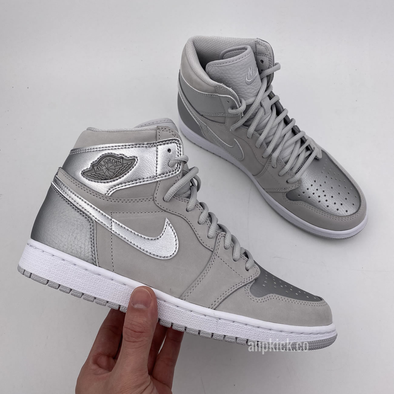 Air Jordan 1 Japan Exclusive Metallic Silver Neutral Grey 2001 2020 Dc1788 029 (13) - www.newkick.org