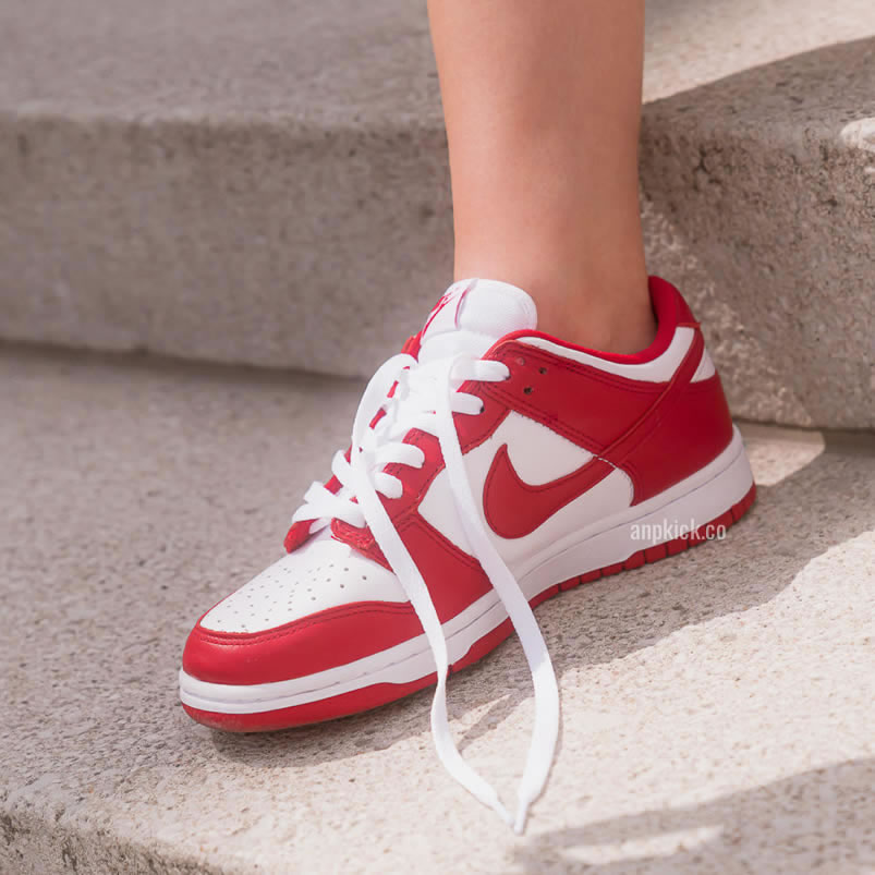 Nike Dunk Low Sp University Red On Feet 2020 Release Date Cu1727 100 (1) - www.newkick.org