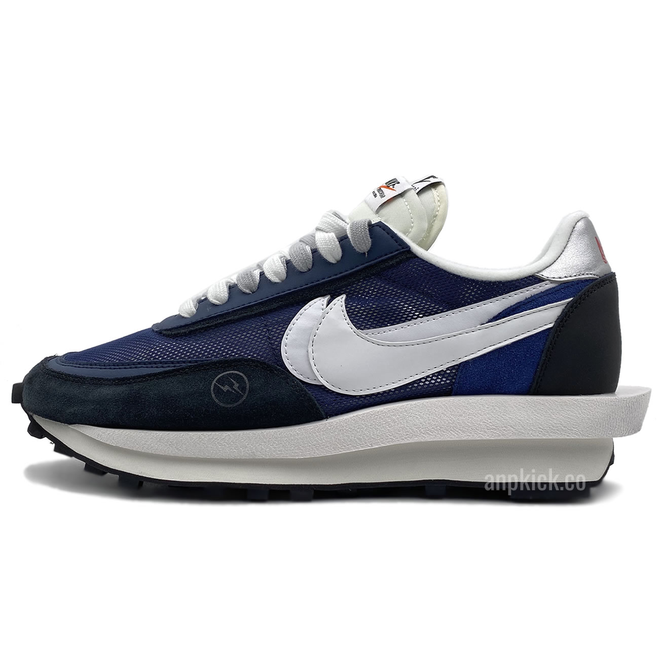 Sacai Fragment Design Nike Lvd Waffle Daybreak Grid Navy Blue Black Bv0073 008 (1) - www.newkick.org