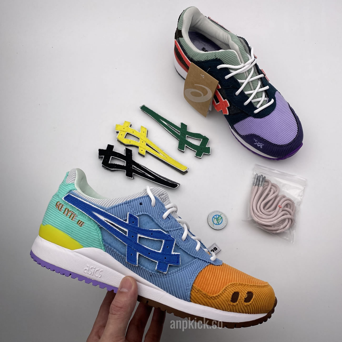 Sean Wotherspoon Atmos Asics Gel Lyte Og Shoes Multi 1203a019 000 (8) - www.newkick.org