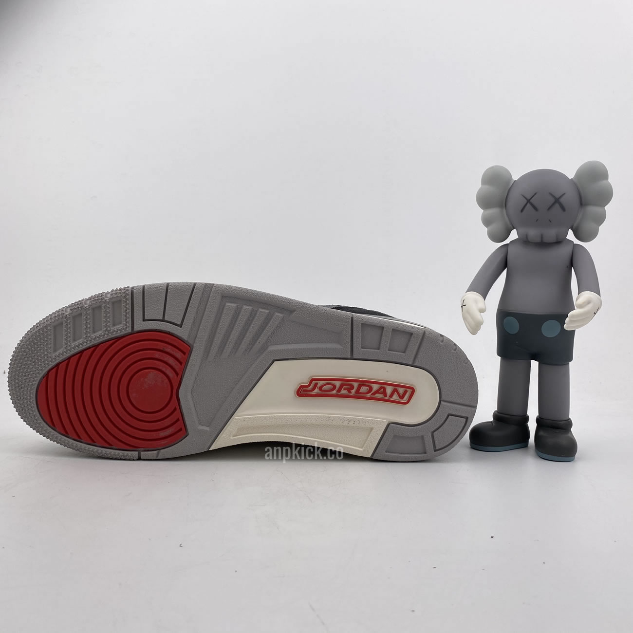 Kaws Air Jordan 3 Fresh Water White Light Grey New Release For Sale (7) - www.newkick.org