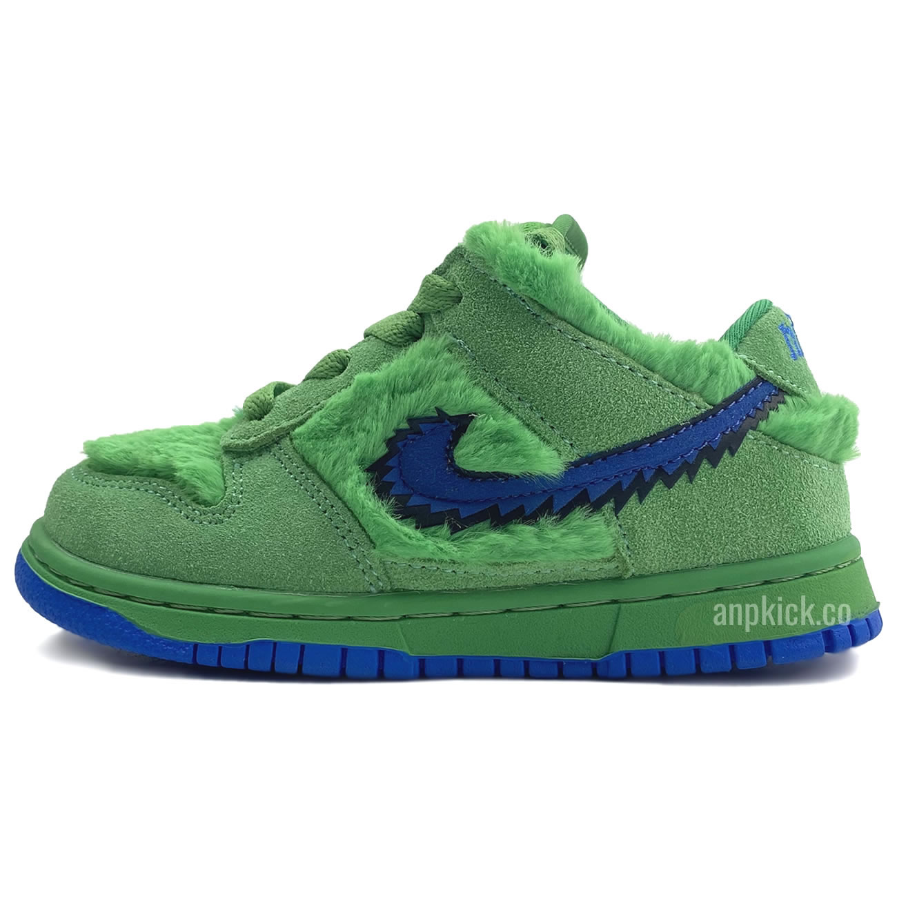 Kids Childrens Grateful Dead Bears Nike Sb Dunk Low Green Bear Cu1727 106 (1) - www.newkick.org