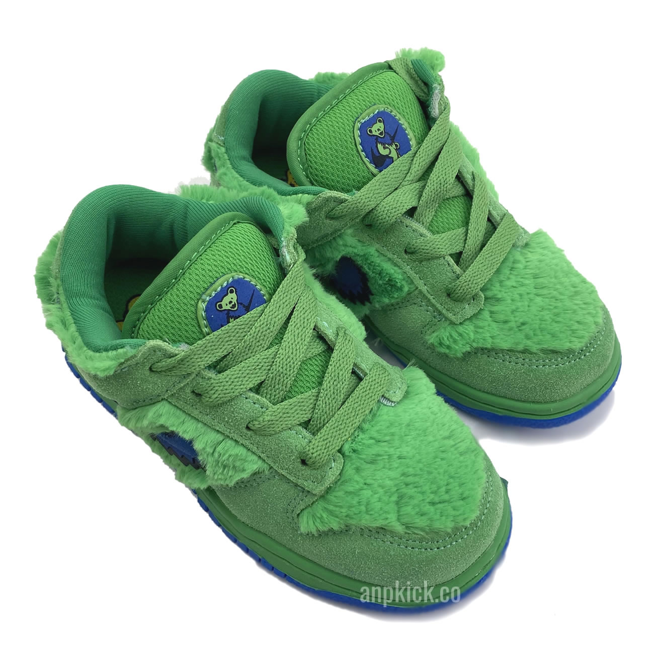 Kids Childrens Grateful Dead Bears Nike Sb Dunk Low Green Bear Cu1727 106 (2) - www.newkick.org