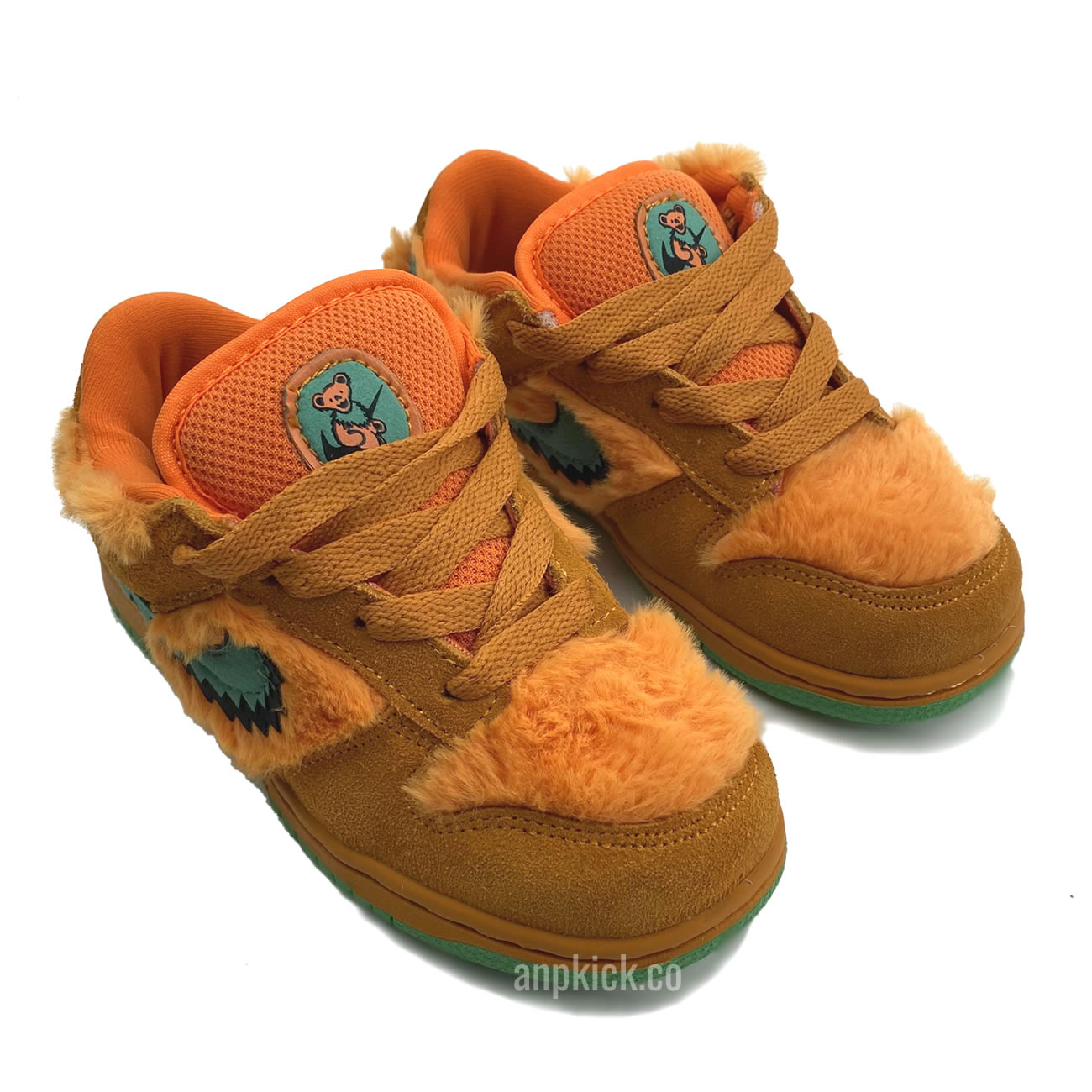 Kids Childrens Grateful Dead Bears Nike Sb Dunk Low Orange Bear Cu1727 103 (2) - www.newkick.org