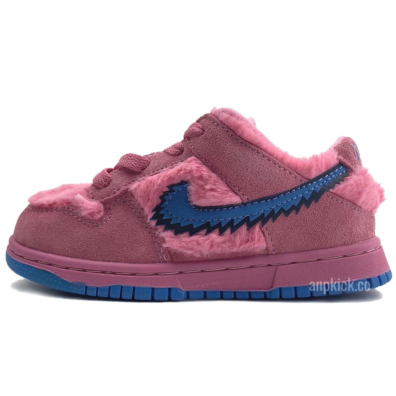 Kids Childrens Grateful Dead Bears Nike Sb Dunk Low Pink Bear Cu1727 102 (1) - www.newkick.org