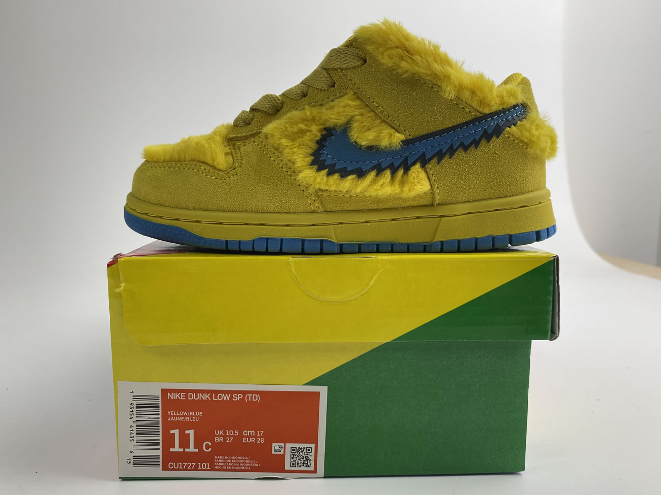 Kids Childrens Grateful Dead Bears Nike Sb Dunk Low Yellow Pink Orange Blue Green Release For Sale (10) - www.newkick.org