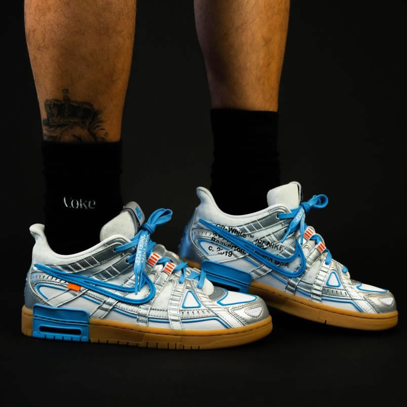 Off White Nike Air Rubber Dunk University Blue Release Date On Feet Cu6015 100 (1) - www.newkick.org