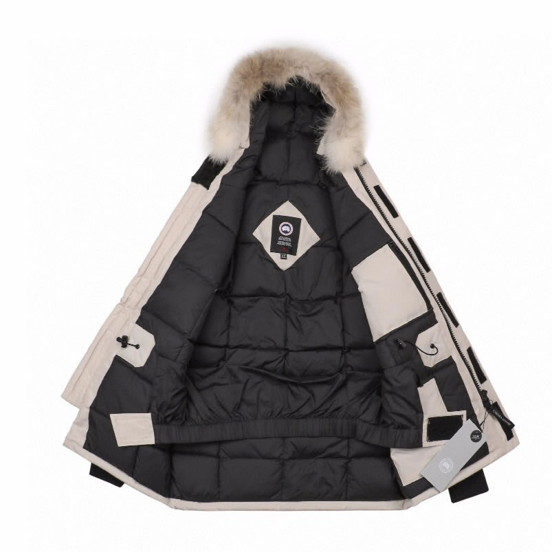 08 Canada Goose 19fw Expedition 4660ma Down Jacket Coat Cream White (3) - www.newkick.org