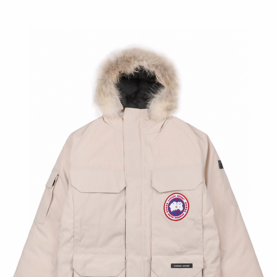 08 Canada Goose 19fw Expedition 4660ma Down Jacket Coat Cream White (4) - www.newkick.org