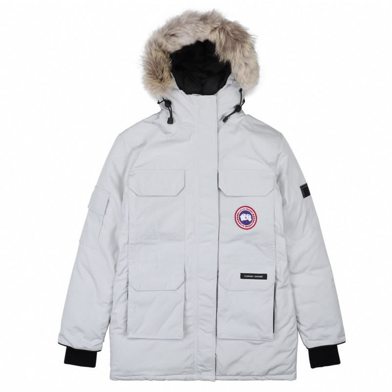 09 Canada Goose 19fw Expedition 4660la Down Jacket Coat Silver White (1) - www.newkick.org