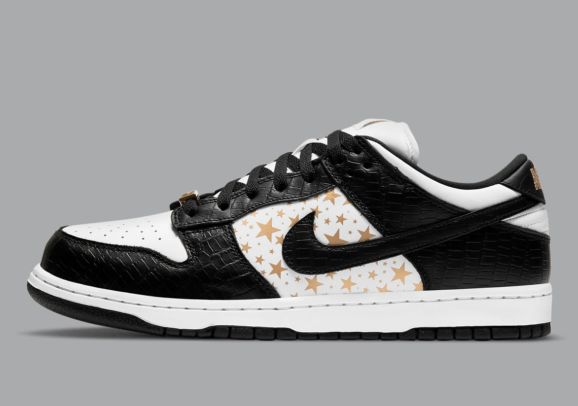Supreme Nike Sb Dunk Low White Metallic Gold Black Dh3228 102 (1) - www.newkick.org