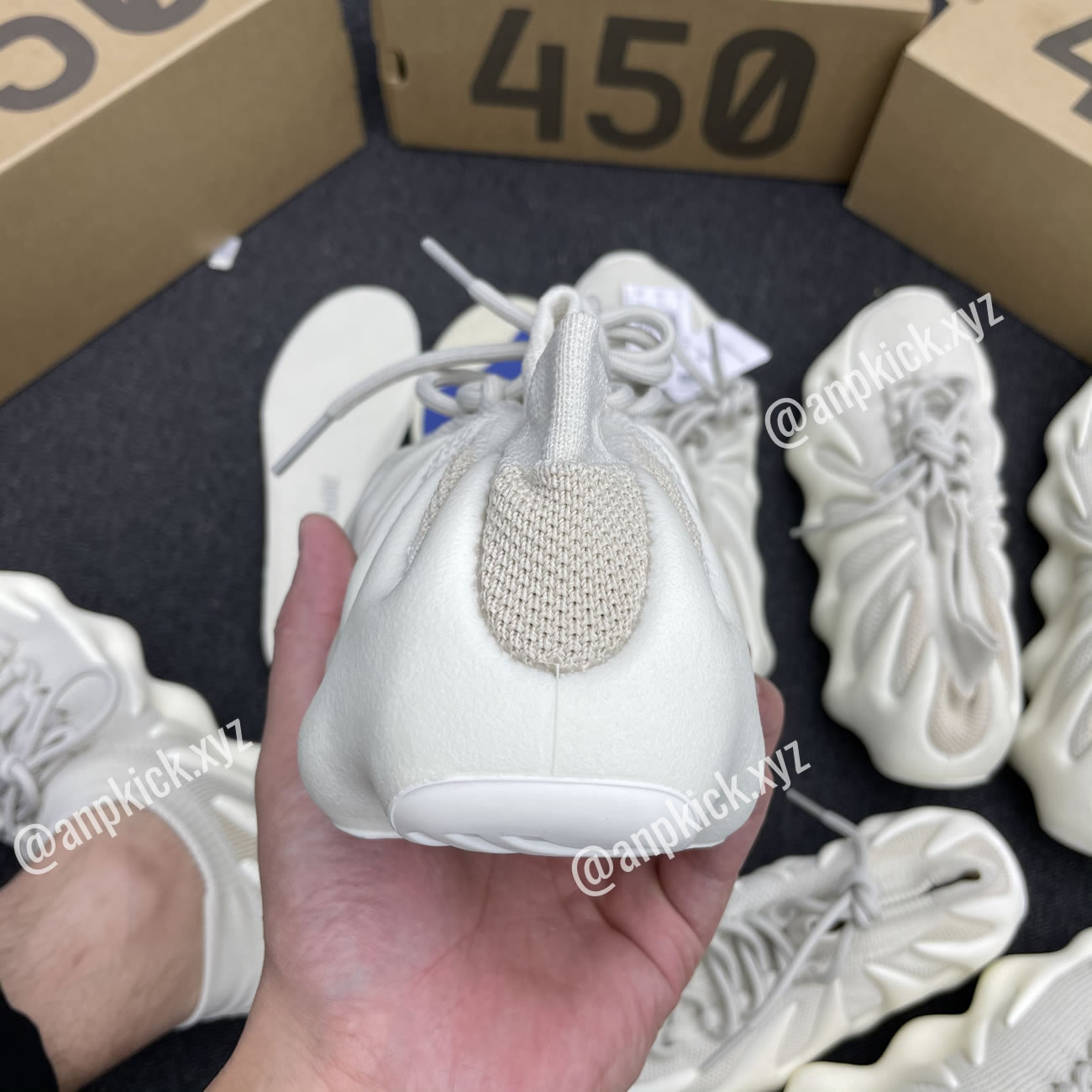 Adidas Yeezy 450 Cloud White Anpkick H68038 (2) - www.newkick.org