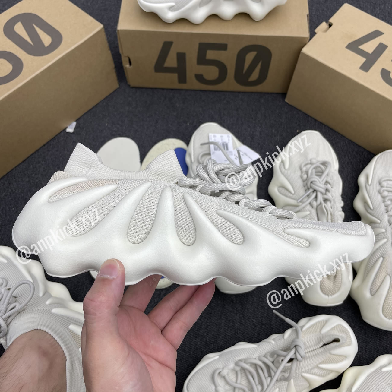 Adidas Yeezy 450 Cloud White Anpkick H68038 (4) - www.newkick.org