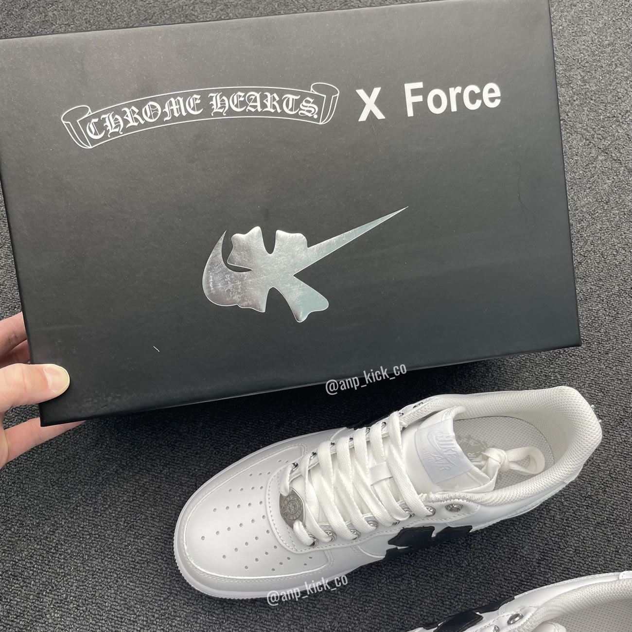 Anpkick New Box Nike Air Force One Af1 Chrome Hearts Custom Diy 315122 111 (2) - www.newkick.org Anpkick New Box Nike Air Force One Af1 Chrome Hearts Custom Diy 315122 111 (2) - www.newkick.org