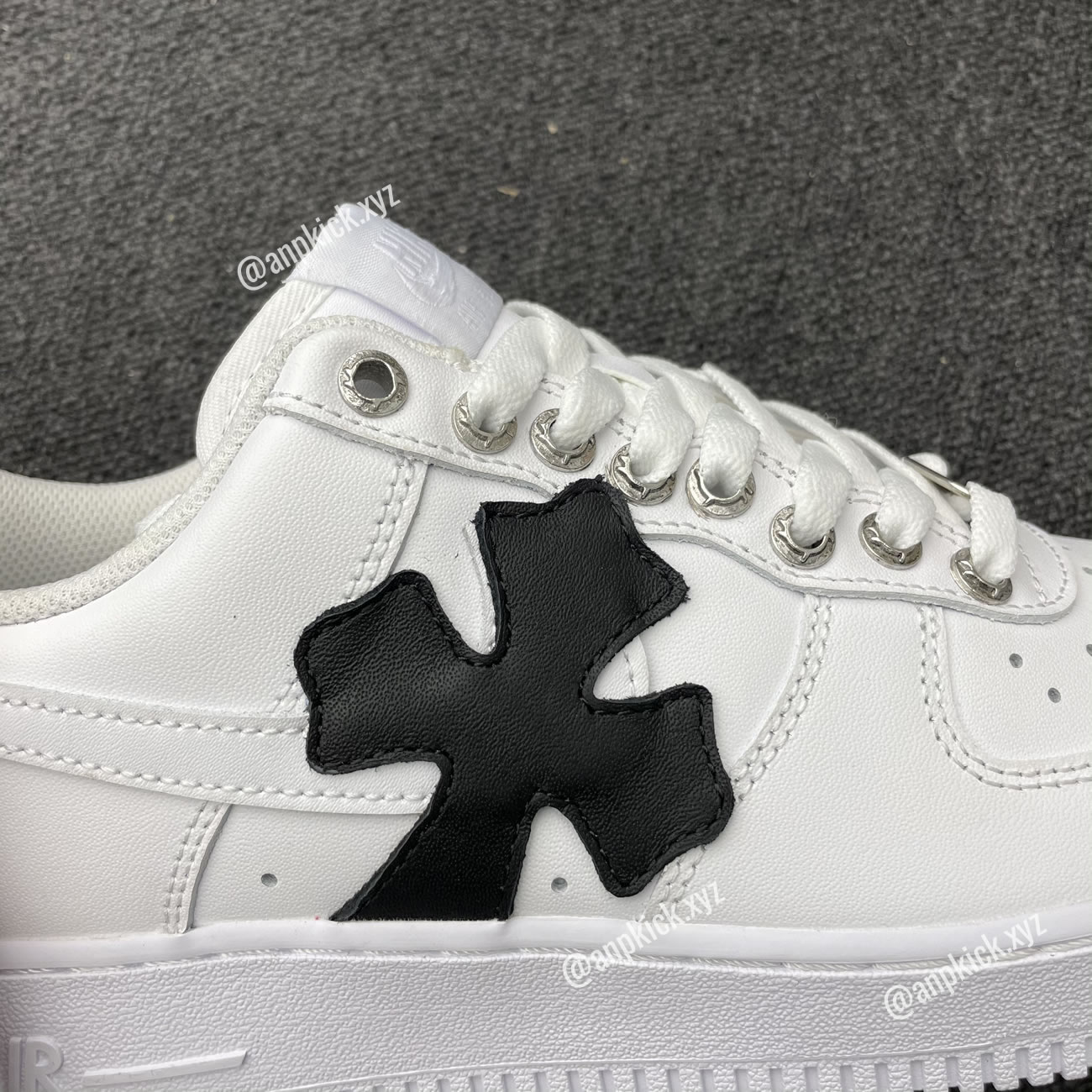 Nike Air Force One Af1 Chrome Hearts Custom Diy 315122 111 (5) - www.newkick.org Nike Air Force One Af1 Chrome Hearts Custom Diy 315122 111 (5) - www.newkick.org