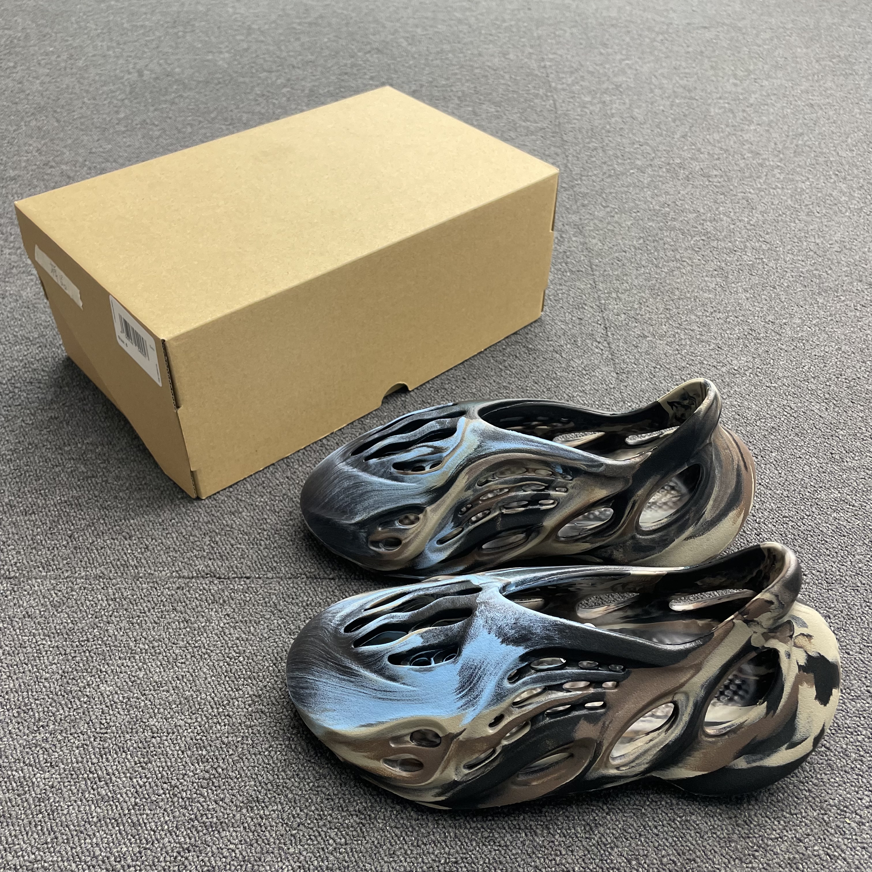 Adidas Yeezy Foam Rnnr Mx Brown Blue Id4126 (3) - www.newkick.org