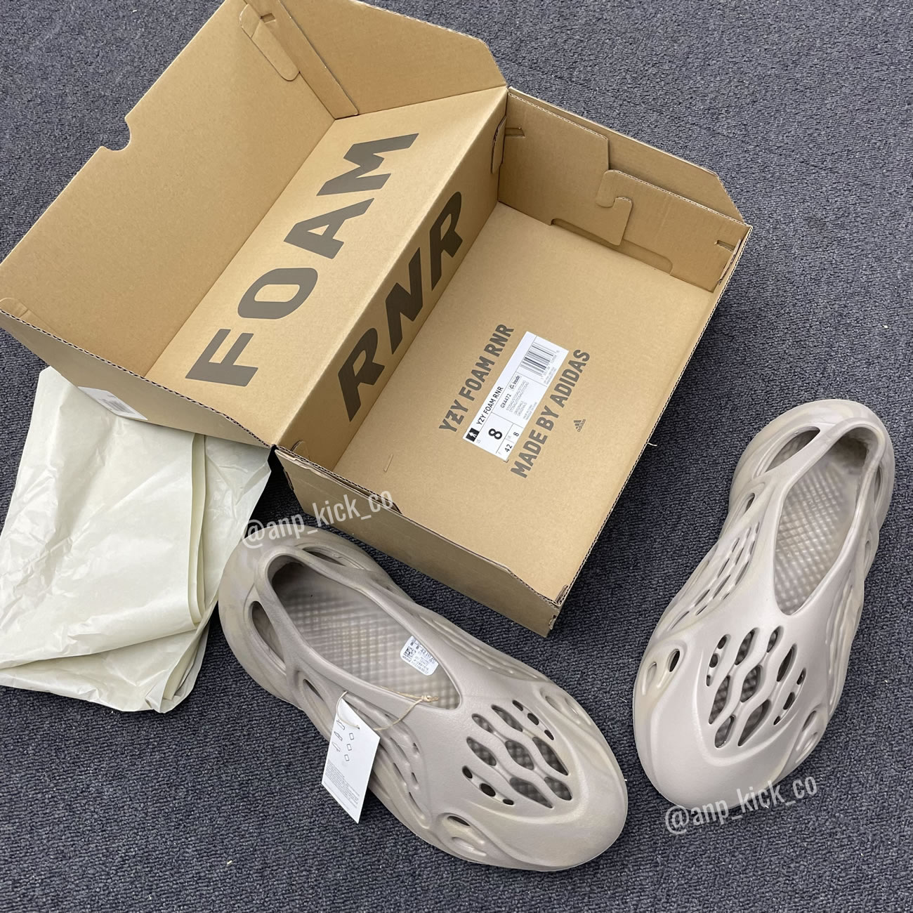 Adidas Yeezy Foam Runner Stone Sage Anpkick Gx4472 (5) - www.newkick.org