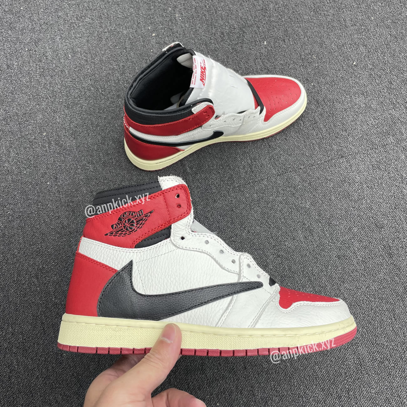 Travis Scott Air Jordan 1 High Og Sp White Red Black Fragment Anpkick Custom Making (1) - www.newkick.org