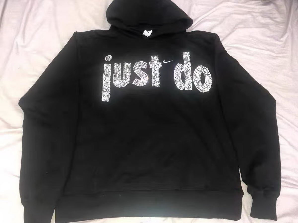 Nike Just Do It Hoodie Black (5) - www.newkick.org