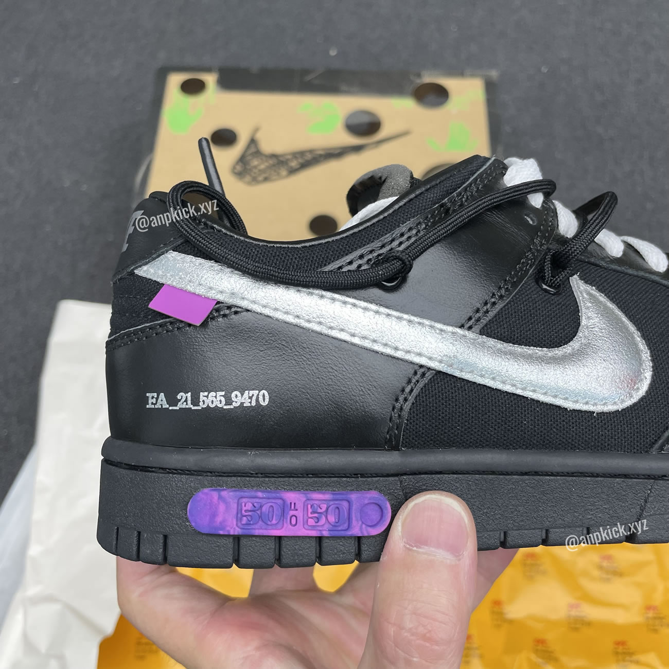 Off White Nike Sb Dunk Low The 50 Black Silver Dm1602 001 (2) - www.newkick.org