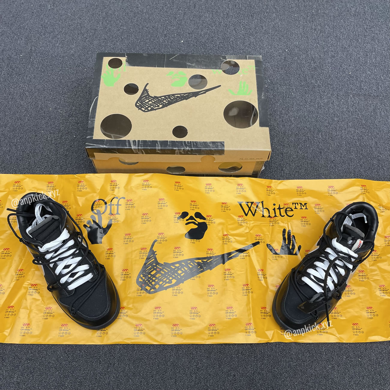 Off White Nike Sb Dunk Low The 50 Black Silver Dm1602 001 (3) - www.newkick.org