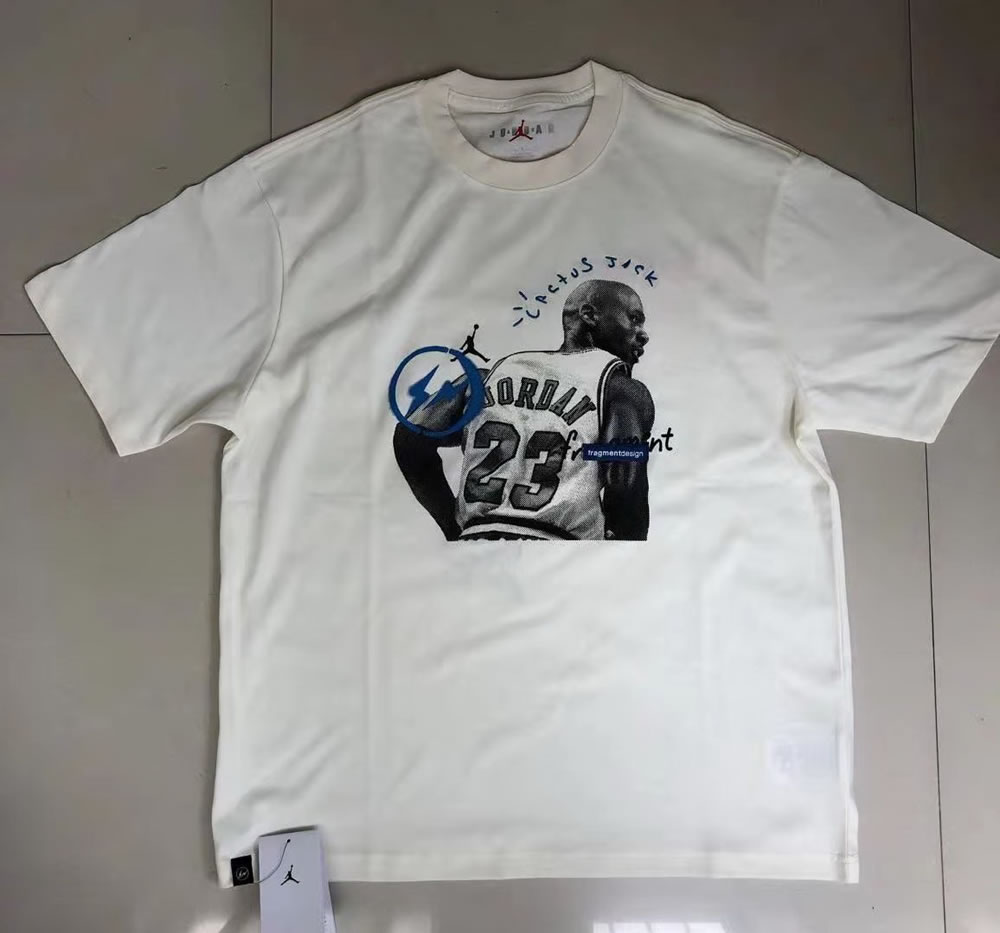 Travis Scott Cactus Jack Jordan T Shirt Khaki Desert White (3) - www.newkick.org Travis Scott Cactus Jack Jordan T Shirt Khaki Desert White (3) - www.newkick.org