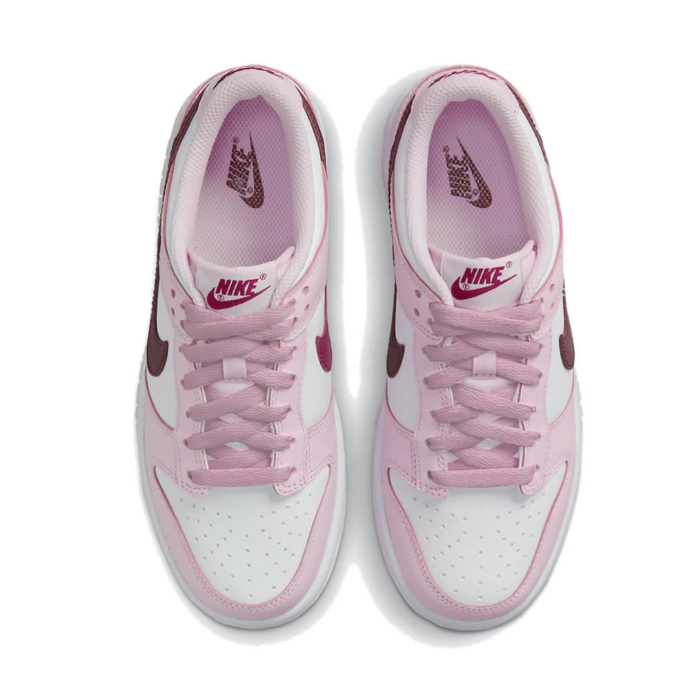 Nike Dunk Low Gs Strawberry Pink White Pink Red Cw1590 601 (4) - www.newkick.org Nike Dunk Low Gs Strawberry Pink White Pink Red Cw1590 601 (4) - www.newkick.org