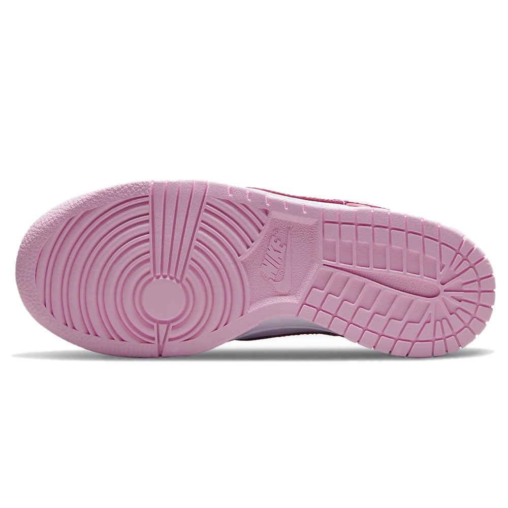 Nike Dunk Low Gs Strawberry Pink White Pink Red Cw1590 601 (6) - www.newkick.org