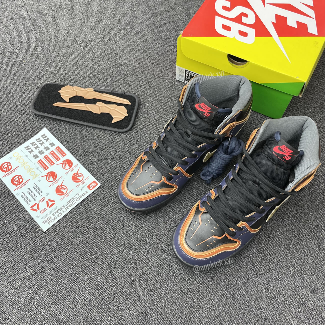 Gundam Nike Sb Dunk High Banshee Anpkick Dh7717 400 (11) - www.newkick.org
