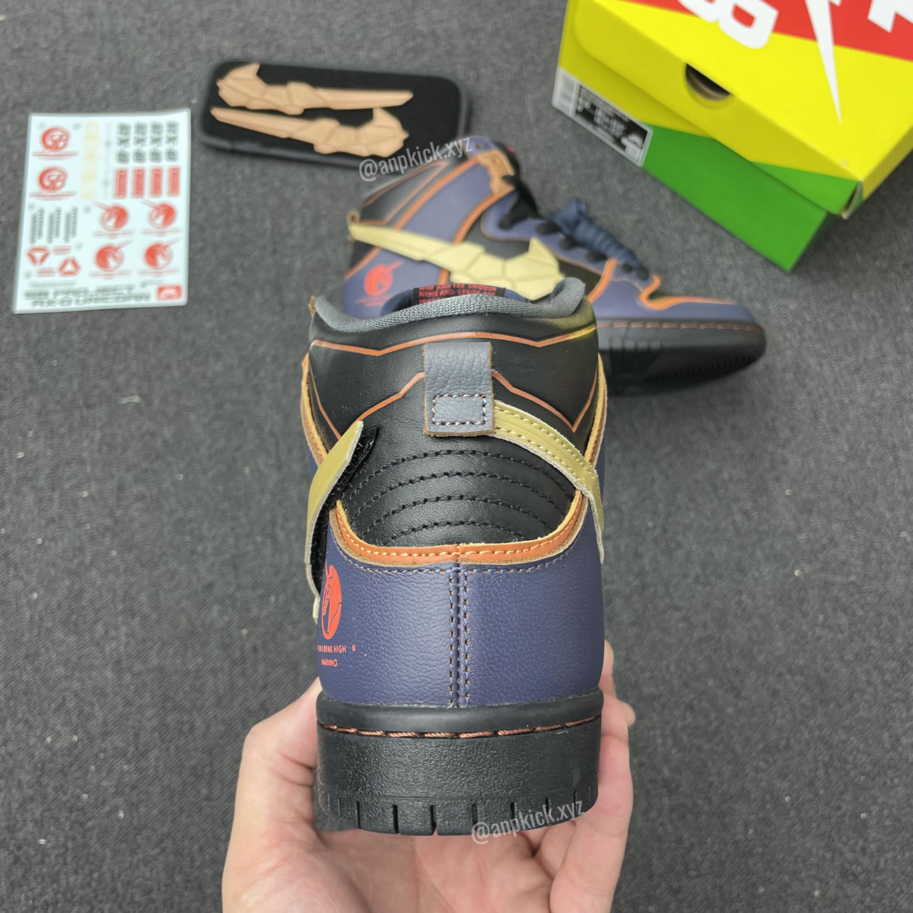 Gundam Nike Sb Dunk High Banshee Anpkick Dh7717 400 (3) - www.newkick.org