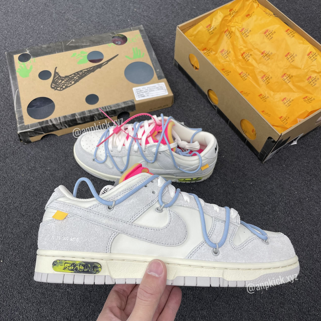 Off White Nike Sb Dunk Low Lot 38 Of 50 Sail Neutral Grey Psychic Blue Anpkick Dj0950 113 (1) - www.newkick.org