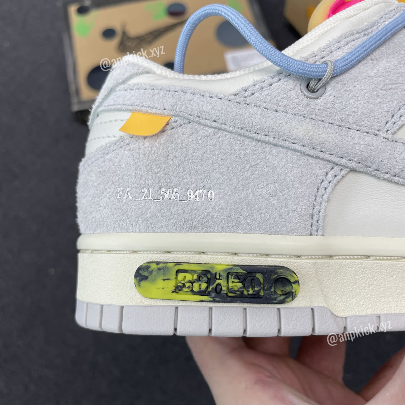 Off White Nike Sb Dunk Low Lot 38 Of 50 Sail Neutral Grey Psychic Blue Anpkick Dj0950 113 (3) - www.newkick.org