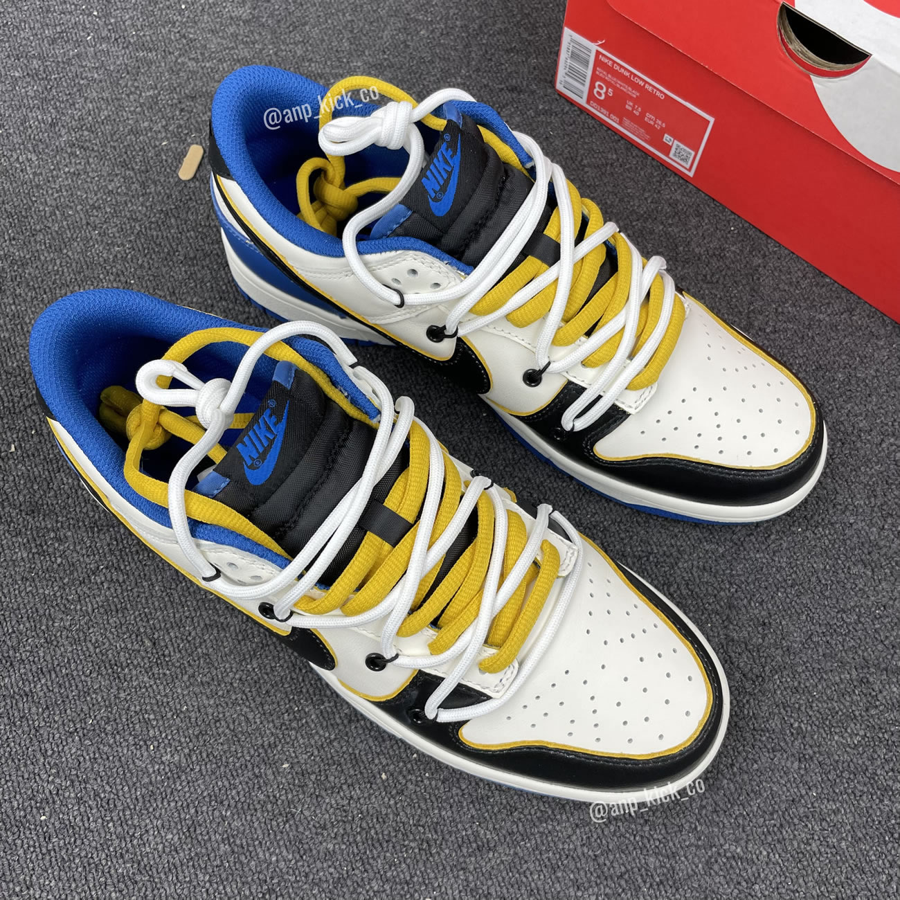 Nike Dunk Low Royal Blue White Black Dd1391 001 (8) - www.newkick.org