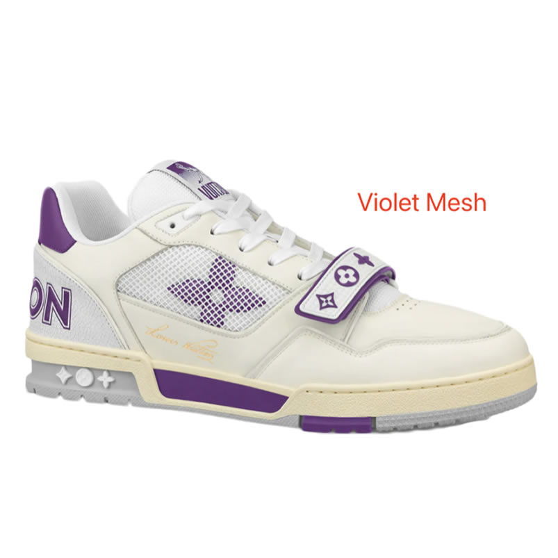 New L V Trainer Sneaker Shoes Violet Mesh (1) - www.newkick.org New L V Trainer Sneaker Shoes Violet Mesh (1) - www.newkick.org