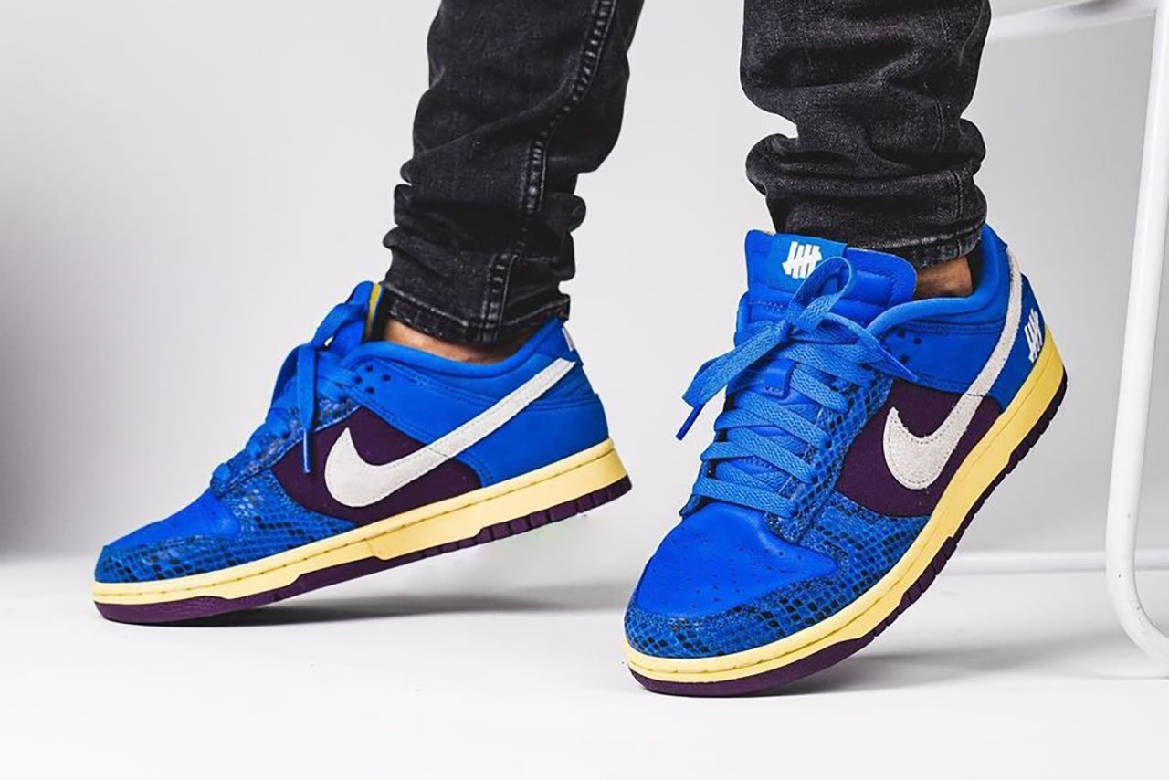 Nike Dunk Low Undefeated 5 On It Dunk Vs Af1 Dh6508 400 On Feet (2) - www.newkick.org