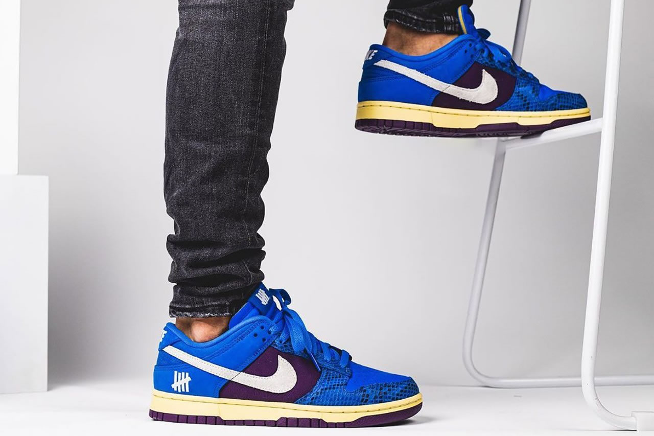 Nike Dunk Low Undefeated 5 On It Dunk Vs Af1 Dh6508 400 On Feet (5) - www.newkick.org