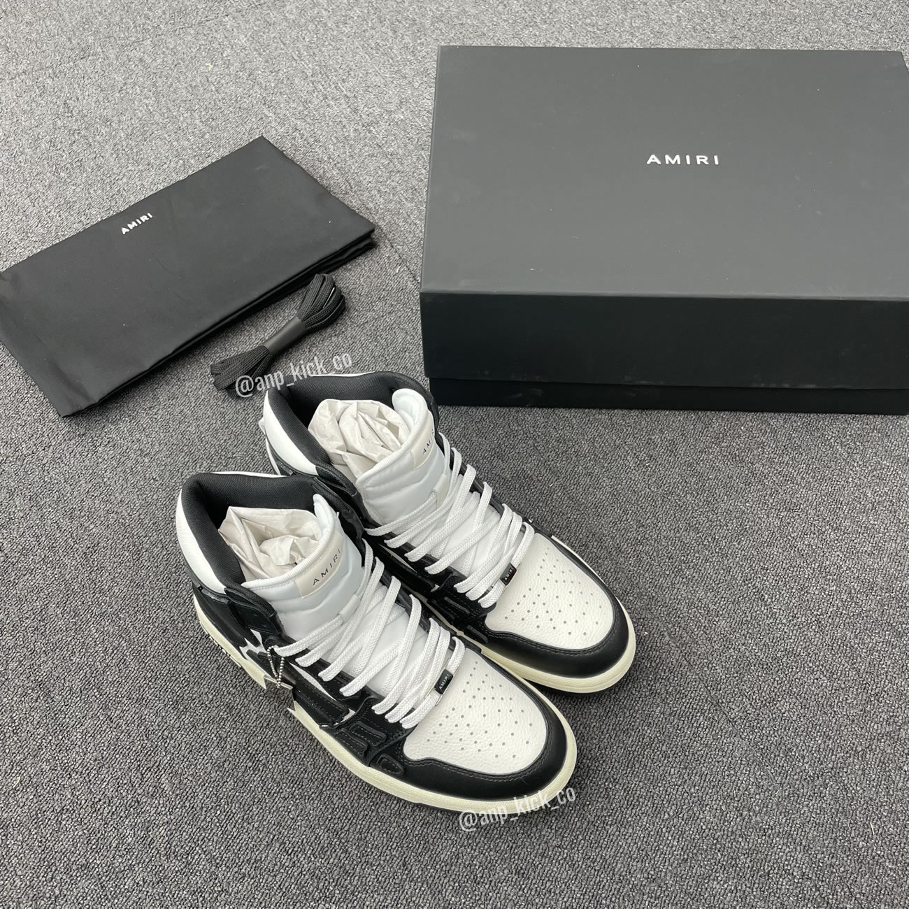 A M I R I Skel Top High Leather Sneakers Black White Anpkick Mfs002 004 (11) - www.newkick.org A M I R I Skel Top High Leather Sneakers Black White Anpkick Mfs002 004 (11) - www.newkick.org