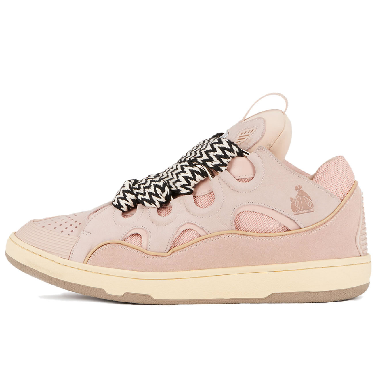 L A N V I N Leather Curb Sneakers Pink Drag A2051 (1) - www.newkick.org L A N V I N Leather Curb Sneakers Pink Drag A2051 (1) - www.newkick.org