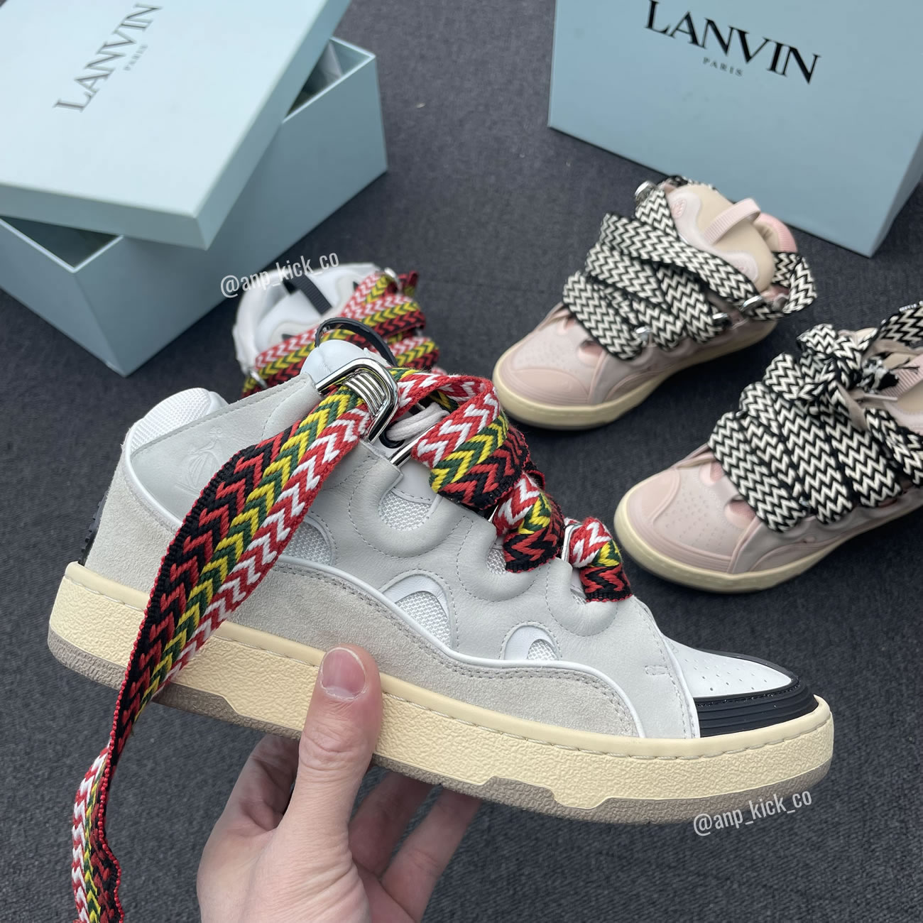 L A N V I N Leather Curb Sneakers White Anpkick Drag A20 (1) - www.newkick.org L A N V I N Leather Curb Sneakers White Anpkick Drag A20 (1) - www.newkick.org
