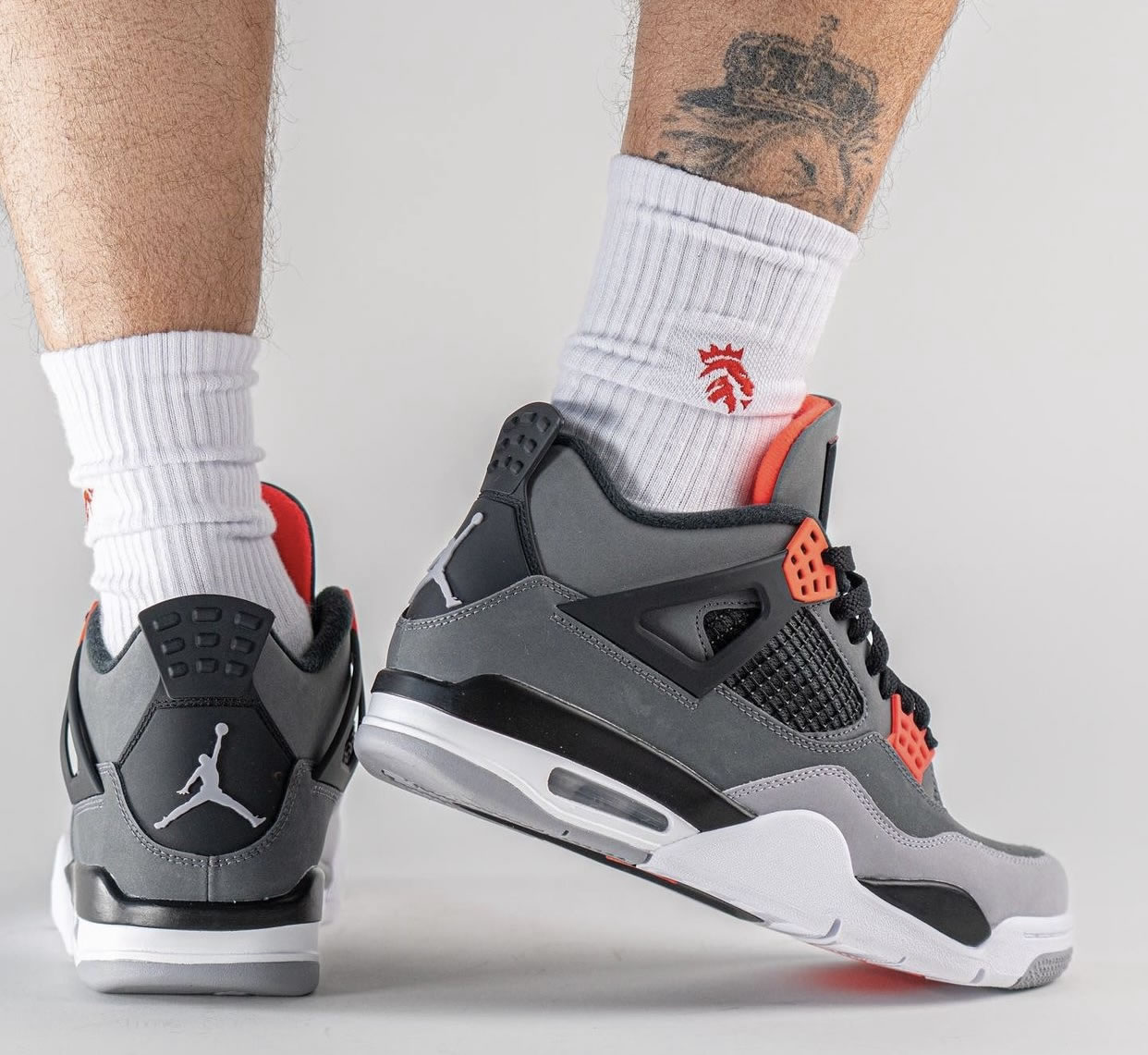 Air Jordan 4 Infrared 23 Dh6927 061 On Feet (5) - www.newkick.org