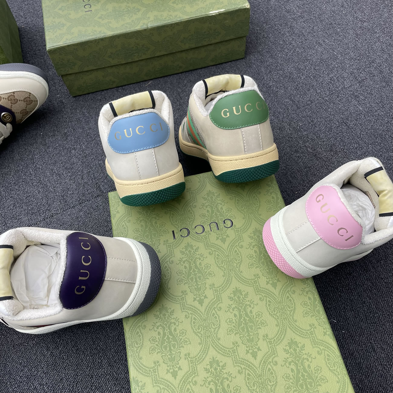 G U C C I Shoes Sneakers 4 Colors (6) - www.newkick.org